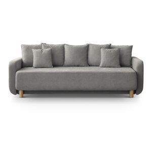 Siva sklopiva/s prostorom za odlaganje sofa 231 cm Elen – Micadoni