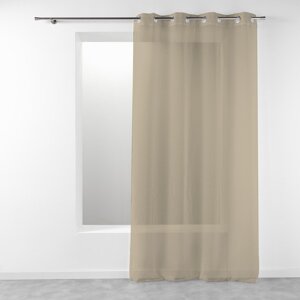 Bež prozirna zavjesa 140x280 cm Telma – douceur d'intérieur