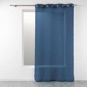 Tamno plava prozirna zavjesa 140x280 cm Telma – douceur d'intérieur