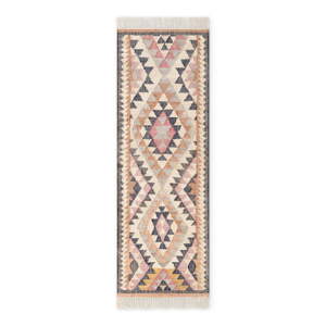 Siva ručno rađena jutena staza 80x200 cm Roya Parsa – Elle Decoration