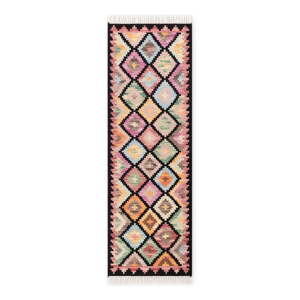 Obostrana/ručno rađena vunena staza 60x190 cm Kamal Zara – Nouristan