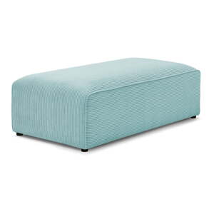 Svijetlo plavi modularni tabure od samta Megeve – Bobochic Paris