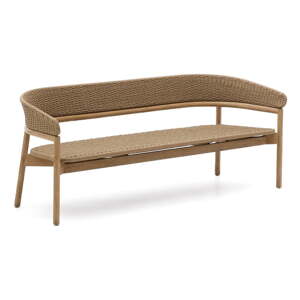 Bež/u prirodnoj boji vrtna sofa od masivnog bagrema Arinella – Kave Home