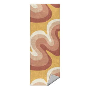 Oker žuta/prljavo roza periva staza 80x200 cm Strawberry Creamsicle – Mila Home