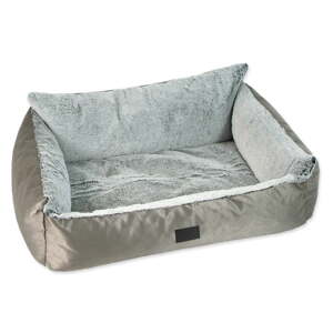 Krevet za pse u srebrnoj boji 120x85 cm Dog Fantasy Lux Platinum – Plaček Pet Products
