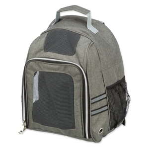 Sivi ruksak za transport psa za kućne ljubimce 26x38 cm Trixie Dan – Plaček Pet Products
