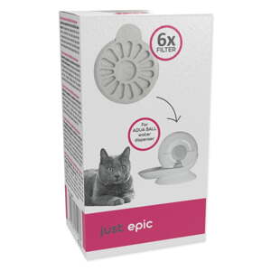 Filteri za pojilice u setu 6 kom za mačke Epic Pet Aqua Ball – Plaček Pet Products