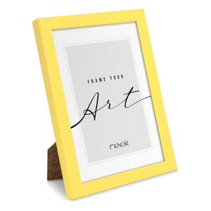 Žuti  stojeći/viseći okvir 20x26 cm – knor