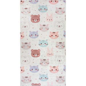Periv dječji tepih boje slonovače 160x230 cm Cute Animals – Vitaus