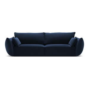 Tamno plava baršunasta sofa 208 cm Vanda – Mazzini Sofas
