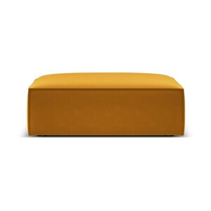 Senf žuti baršunast tabure Vanda – Mazzini Sofas