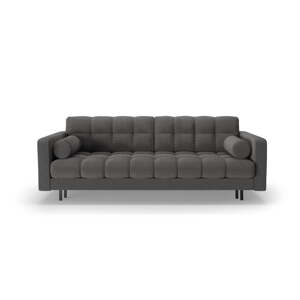 Tamno siva sklopiva/s prostorom za odlaganje sofa od bouclé tkanine 222 cm Bali – Cosmopolitan Design