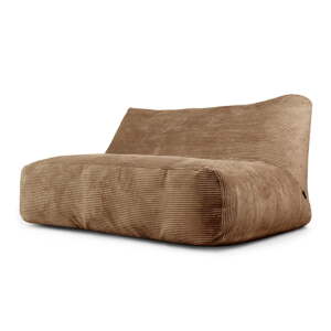 Smeđa vreća za sjedenje od samta Sofa Tube 160 – SLOWDOWN