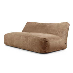Smeđa vreća za sjedenje od samta Sofa Tube 190 – SLOWDOWN