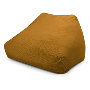Senf žuta vreća za sjedenje od samta Sofa Snug – SLOWDOWN