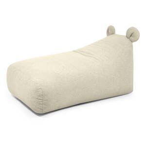 Krem vreća za sjedenje od bouclé tkanine Snug 130 Bear – SLOWDOWN