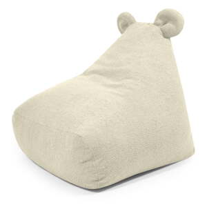 Krem vreća za sjedenje od bouclé tkanine Snug 80 Bear – SLOWDOWN