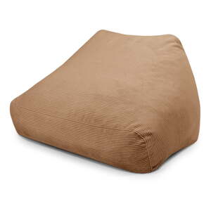 Smeđa vreća za sjedenje od samta Sofa Snug – SLOWDOWN