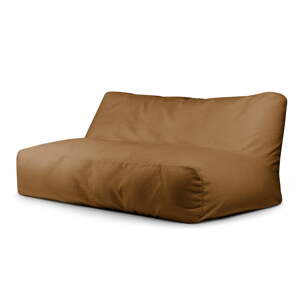 Smeđa vreća za sjedenje od bouclé tkanine Sofa Tube 190 – SLOWDOWN