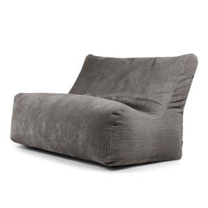 Tamno siva vreća za sjedenje od samta Sofa Seat Lounge – SLOWDOWN