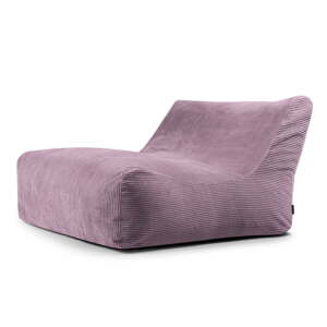 Ljubičasta vreća za sjedenje od samta Sofa Lounge – SLOWDOWN
