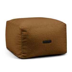 Smeđa vreća za sjedenje od bouclé tkanine Softbox MooG – SLOWDOWN