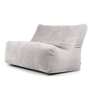 Svijetlo siva vreća za sjedenje od samta Sofa Seat Lounge – SLOWDOWN