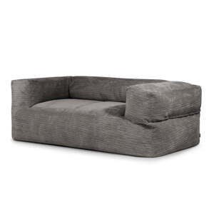 Tamno siva vreća za sjedenje od samta Sofa MooG – SLOWDOWN