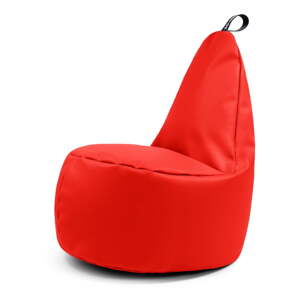 Crvena vreća za sjedenje od imitacije kože Lull XL – So Soft?