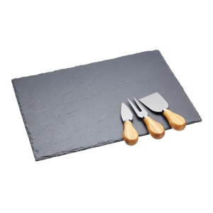 Set noževa za sir i ploča za rezanje Kitchen Craft 35 x 25 cm
