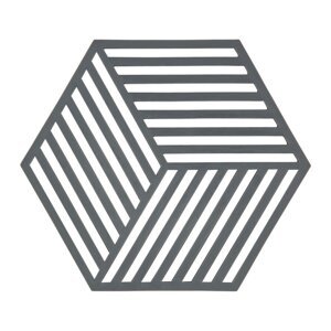 Podmetač za vrući lonac Hexagon Zone, siva