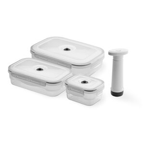 Set s 3 kutije za hranu i vakuumska pumpica Compactor Food Saver