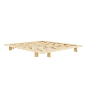 Bračni krevet od borovine s podnicom 140x200 cm Japan – Karup Design