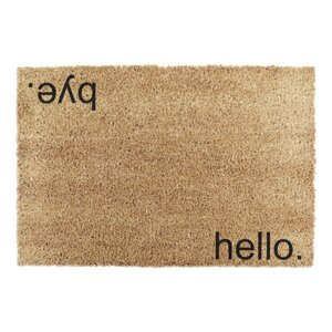 Otirač od kokosovih vlakana 40x60 cm Hello, Bye – Artsy Doormats