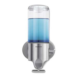 Zidni dozator sapuna od nehrđajućeg čelika srebrne boje 440 ml - simplehuman