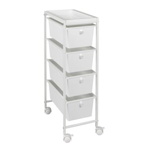 Bijela mobilna polica 22,5x76,5 cm Gala – Wenko