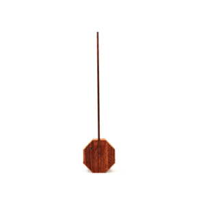 Smeđa LED stolna lampa (visina 38 cm) Octagon One – Gingko