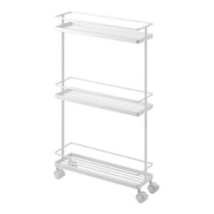 Bijeli metalni regal na kotačima 38x66 cm Tower – YAMAZAKI