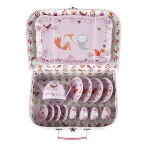Dječji ružičasti kofer za piknik Sass & Belle Woodland Friends