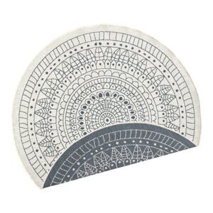 Sivo-krem vanjski tepih NORTHRUGS Porto, ⌀ 140 cm
