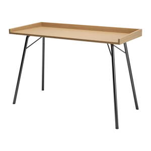 Radni stol s pločom u dekoru hrasta 52x115 cm Rayburn – Woodman