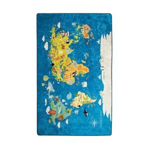 Dječji tepih World Map, 200 x 290 cm