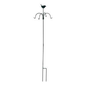 Tamnozelena hranilica za ptice Esschert Design, visina 148 cm
