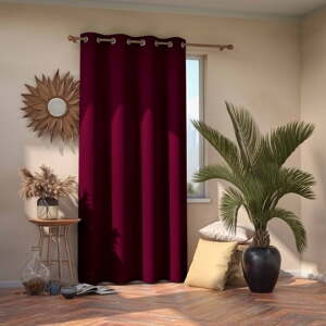 Zavjese za zamračivanje boje vina AmeliaHome Eyelets Wine, 140 x 245 cm