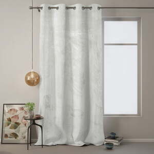 Bijela zavjesa AmeliaHome Velvet, 140 x 270 cm