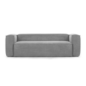 Siva sofa od samta 240 cm Blok – Kave Home