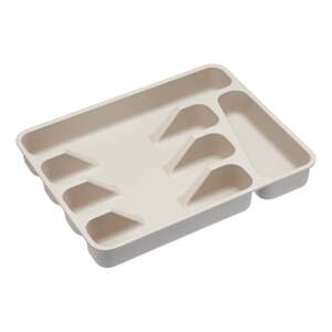 Bež organizator za pribor od bambusa Kitchen Craft Natural Elements