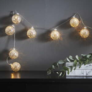 Božićni svjetleći lanac 130 cm Glitter - Star Trading