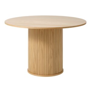 Okrugli blagovaonski stol u dekoru hrasta ø 120 cm Nola - Unique Furniture