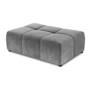 Sivi baršunasti sofa modul Rome Velvet - Cosmopolitan Design